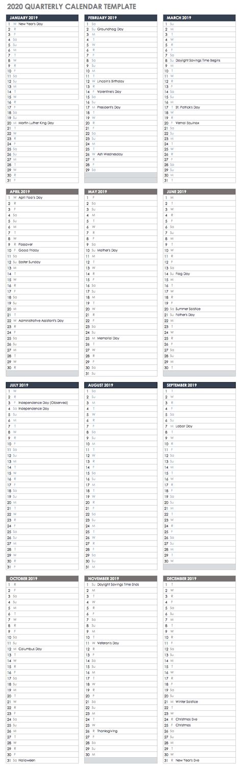 Just free download 2020 printable calendar as pdf format, open it in acrobat reader or another program that can display the. Free Excel Calendar Templates