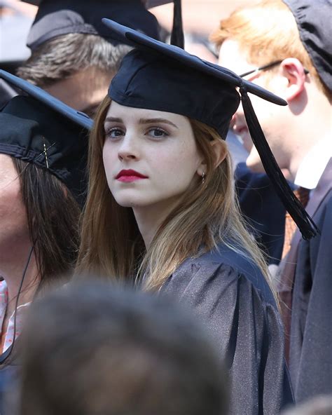 Emma Watson Graduates From Brown University 182044 Photos The Blemish