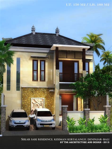 Dengan teknologi 3d, klien yang awam mengenai teknis bangunan pun akan memiliki pemahaman lebih baik terhadap bentuk bangunan baik exterior maupun interior, sehingga dapat menghindarkan salah paham antara klien, arsitek, maupun kontraktor. Gambar 3 Dimensi Perumahan Sekar Sari Residence - Denpasar Bali | TSG Architecture and Design