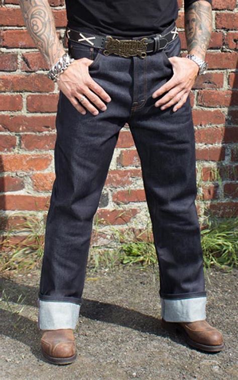 Rumble59 Jeans Raw Denim Rockabilly Denim 50s Style