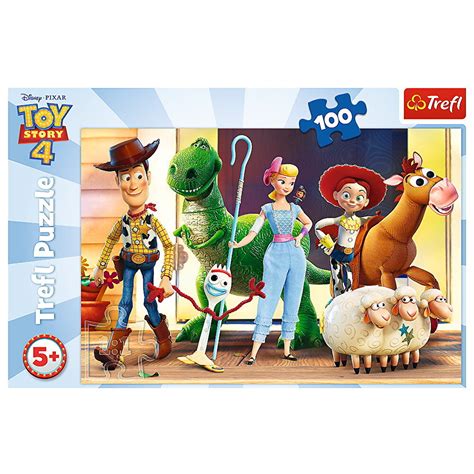 Trefl Puzzle Trefl Eroii Toy Story 4 100 Piese Elefantro