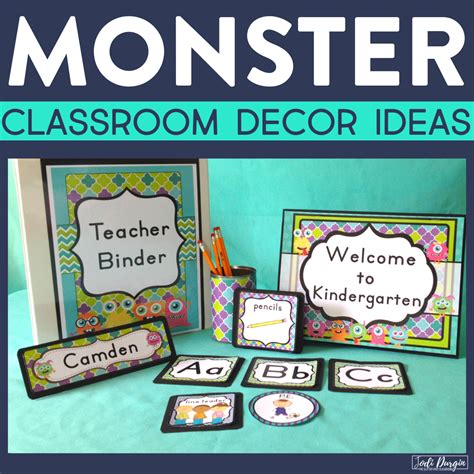 Monsters Classroom Theme Ideas For Elementary Teachers In 2024