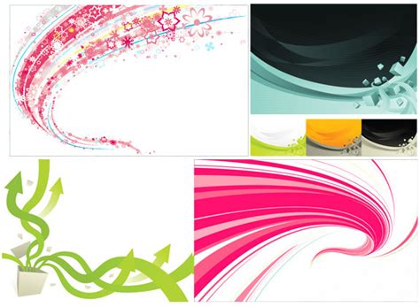 Dynamic Colored Elements Background Vectors Graphic Art Designs In