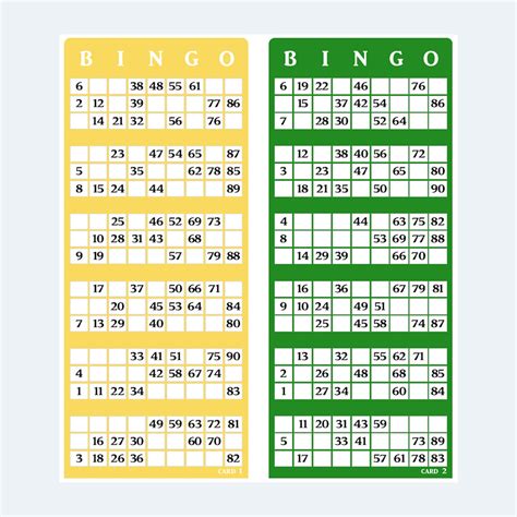 Printable Bingo Cards Free 1 To 90 Images And Photos Finder