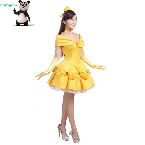 Cosplaylove Custom Made Beauty And The Beast Belle Princess Yellow
