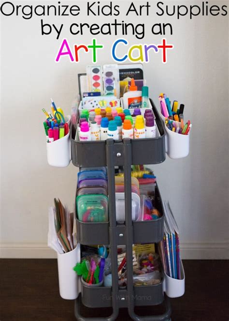 37 Organized Kids Craft Area