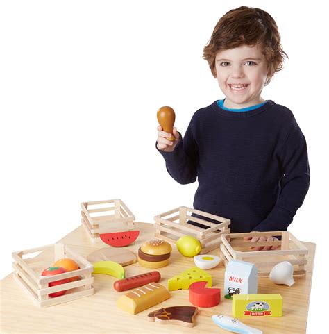 Melissa And Doug Food Groups Wooden Play Food 271 Brand New Wooden Toy