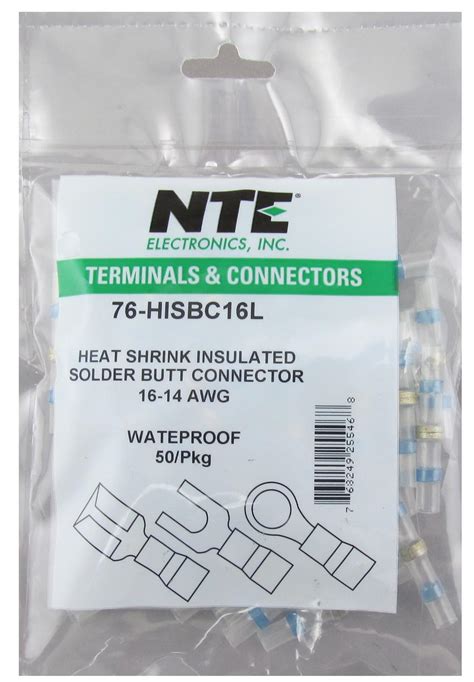 Nte Electronics Inc 76 Hisbc16l Nte Electronics Heat Shrink Self