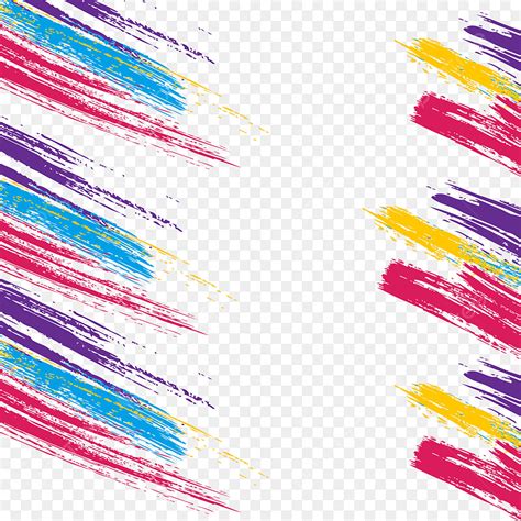Paint Brush Stroke Clipart Hd Png Colorful Abstract Brush Stroke