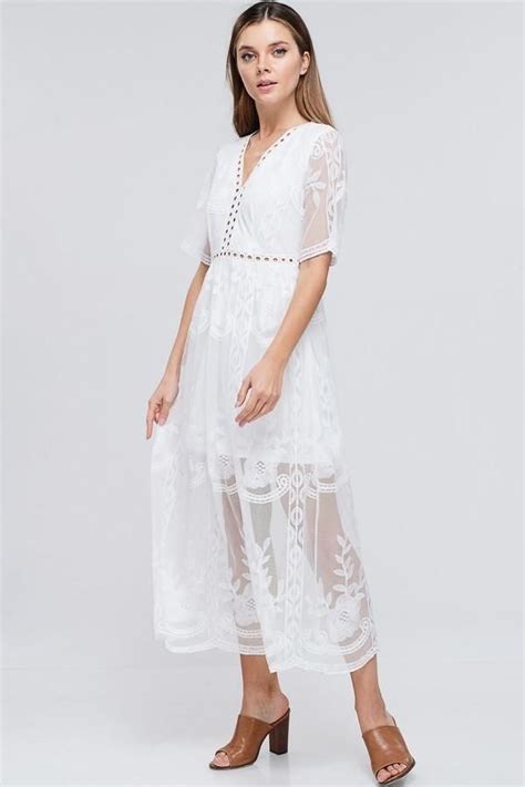 Faith Floral Lace White Maxi Dress White Lace Maxi Dress Dresses