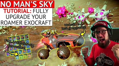 Fully Upgrade Your Roamer Exocraft In No Mans Sky Youtube