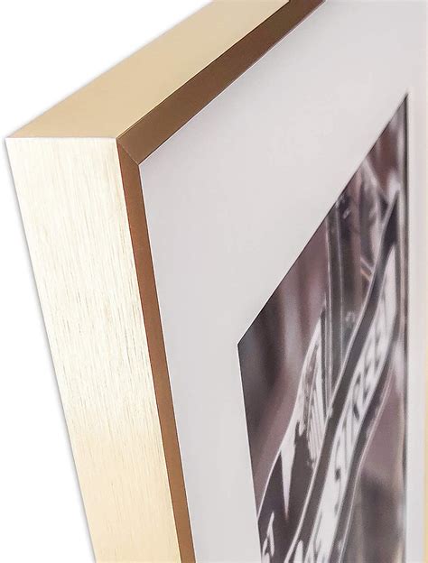 20 X 24 Gold Aluminum Picture Frame With Tempered Glass 16 X 20 M