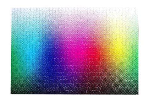 1000 Colors Halftone Jigsaw Puzzle Cmyk Gradient Clemens Habicht