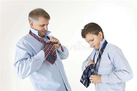 Father Teaching His Son Stock Image Image Of Important 32758167