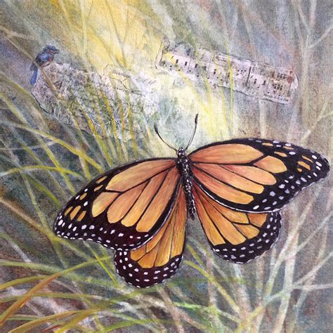 Monarch Butterfly Painting By Ernestine Bucking