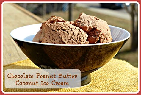 Chocolate Peanut Butter Coconut Ice Cream Dairy Free Whole Natural Life
