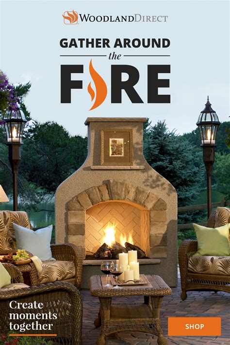 Detailed pine cones surround the outer trim, while the interior panels feature. Gather Around the Fire | Backyard fire, Backyard fireplace ...