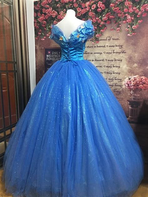 Blue Cinderella Costume Cinderella Dress Cosplay Costume Etsy