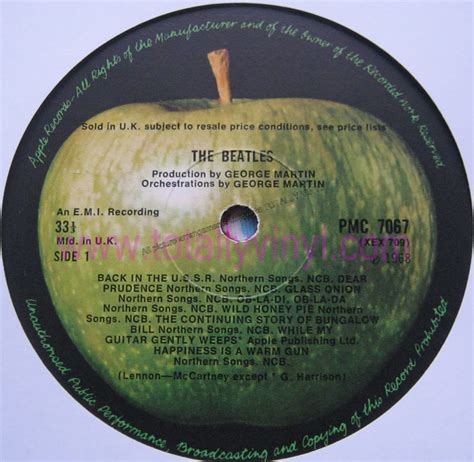 Totally Vinyl Records Beatles The The Beatles White Album Lp