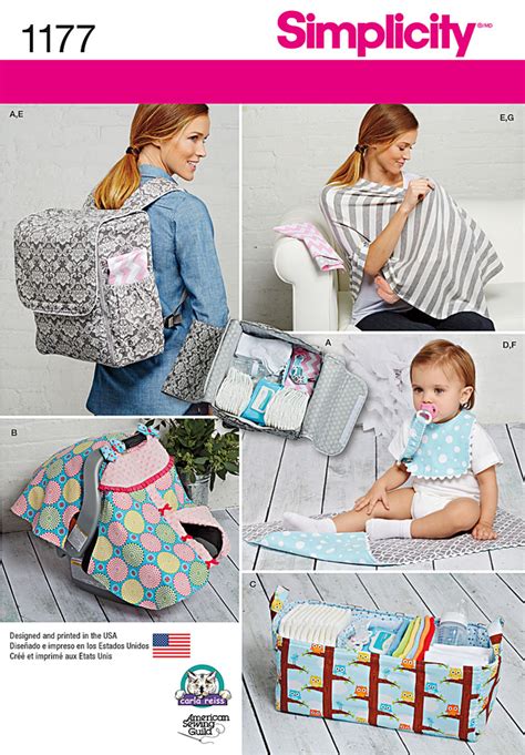 Simplicity 1177 Accessories For Babies Sewing Pattern