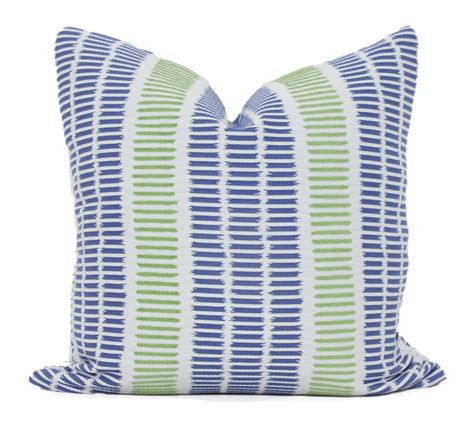 Thibaut Topsail Stripe Decorative Pillow Cover Made To Order Any Size
