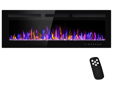 Buy Betelnut 50 Electric Fireplace Wall Ed And Recessed With Remote