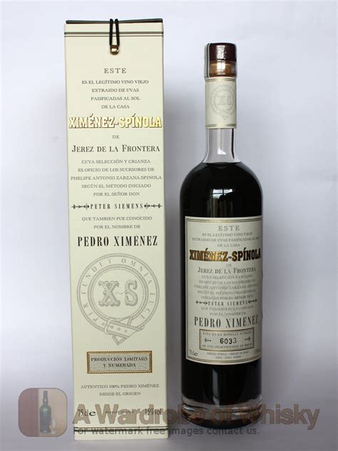 Buy Ximenez Spinola Pedro Jimenez Wine Ximenez Spinola Whisky Ratings And Reviews