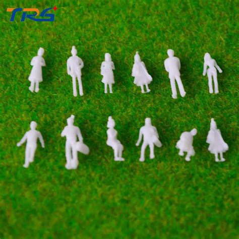 Teraysun Free Shipping 100pcs Miniature White Figures Architectural