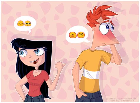 Isabella Phineas Emoji Love Phineas And Isabella Phineas And