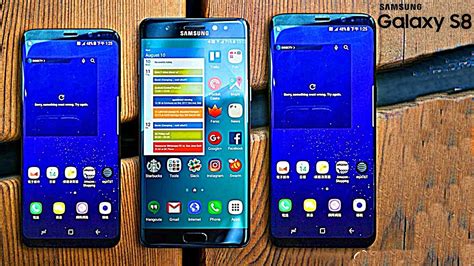 Samsung galaxy s8+ android smartphone. Galaxy S8 and S8 Plus vs Note7 vs S7 Edge - Size ...