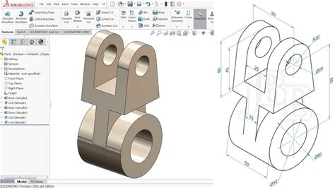 Solidworks Tutorial For Beginners Exercise 13 Youtube