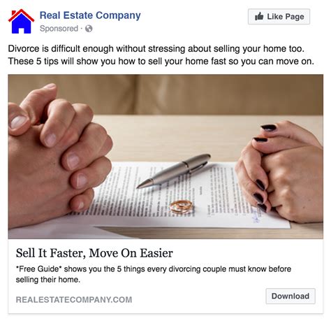 Facebook is the most popular social media. Use These Simple Real Estate Divorce Ads To Land More ...