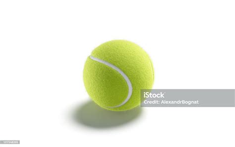 Blank Green Tennis Ball Mock Up Side View Stock Photo Download Image