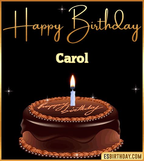 Happy Birthday Carol  🎂 Images Animated Wishes【28 S】