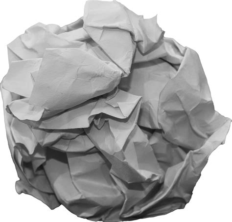 White Crumpled Paper Balls For Design Element 9340335 Png