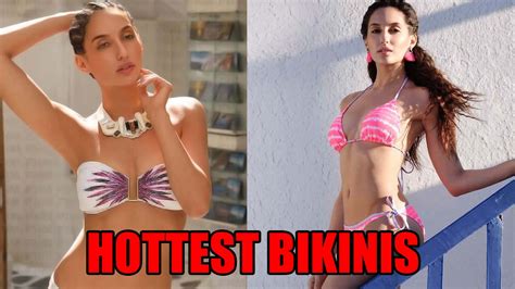 Top 5 Hottest Bikinis Of Nora Fatehi For Your Beach Vacation Wardrobe