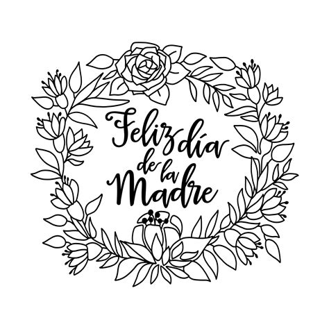 Feliz Dia De Las Madres Coloring Pages At