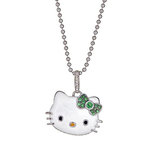 Kimora Lee Simmons Hello Kitty Necklace In Gold And 925