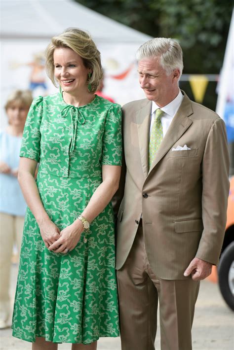 The King And Queen Of Belgium Attend Parc Celebrations For National Day