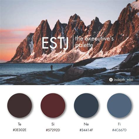 The Weird Den MBTI Aesthetics Color Palette The Personality