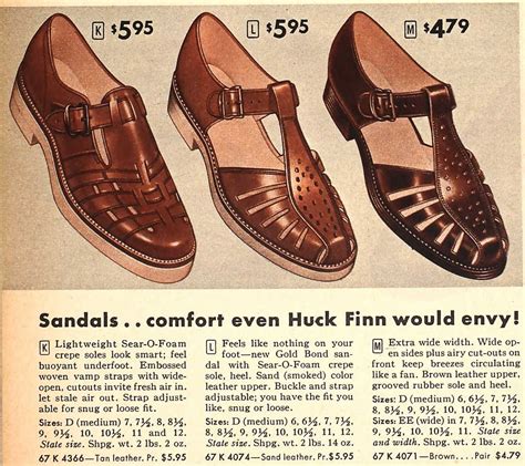 Mens Vintage Style Sandals