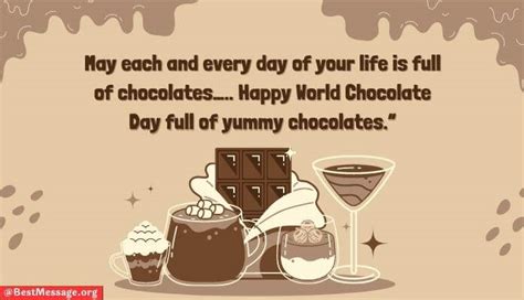 Happy World Chocolate Day Messages 2023 Wishes Quotes