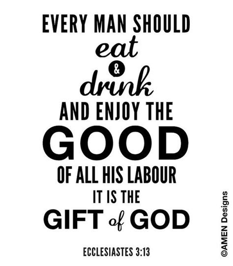 Ecclesiastes 313 Enjoy The Good Of Your Labour 8x10 Pdf Etsy In