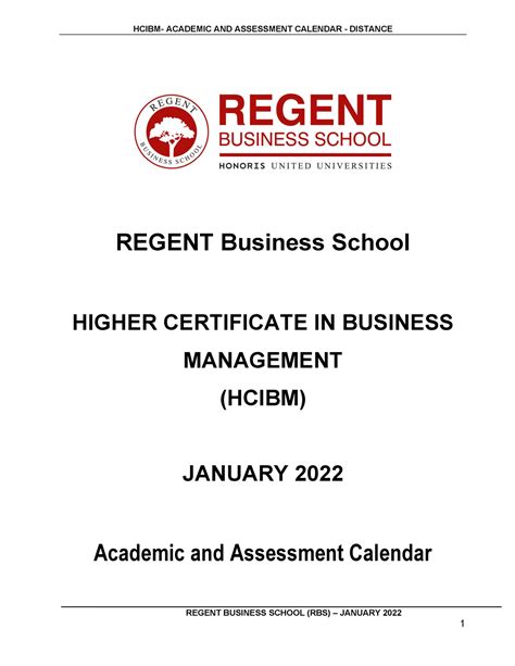 Business Management Courses Jan 2022 Regent Business School Rbs