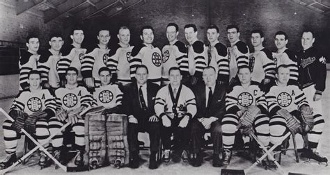 Boston Bruins Team Photo 1955 Hockeygods