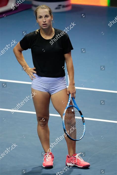 Yulia Putintseva During Wta Tennis Tournament Editorial Stock Photo