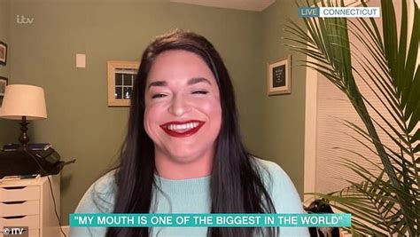 Woman With One Of The World S Biggest Mouths Leaves This Morning Viewers Shocked As She Crams