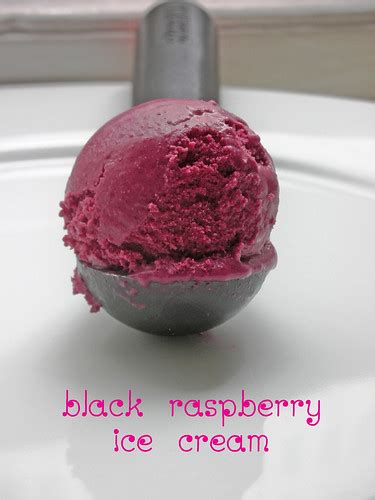 Black Raspberry Ice Cream A Whisk And A Spoon