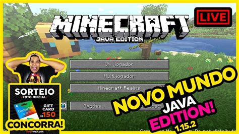 The easiest way to get the pc version of minecraft is with a minecraft gift card. 🔴MINECRAFT AO VIVO | NOVO MUNDO NO JAVA EDITION | SURVIVAL ...