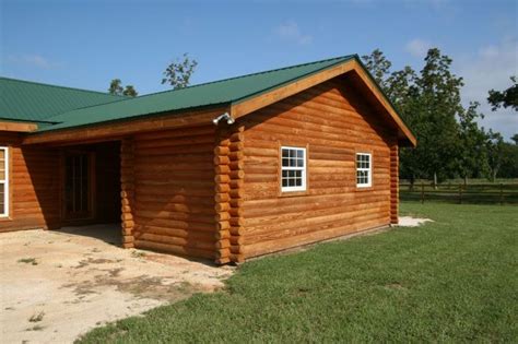 Faux log cabin siding placed mobile home more. 12 best Log Siding images on Pinterest | Log cabins, Log ...